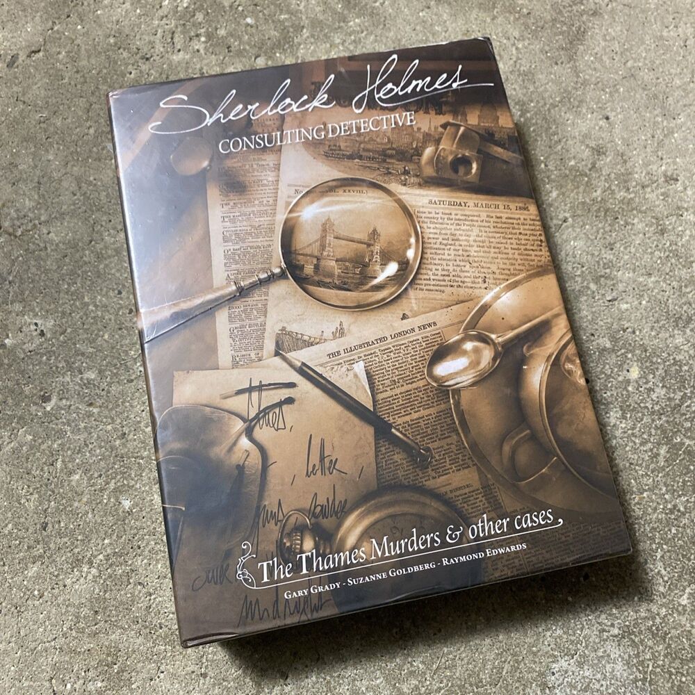 Sherlock Holmes Consulting Detective The Thames Murders & Other Cases New Sealed